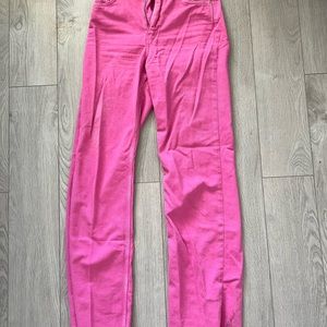 zara pink jeans
